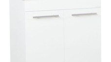 Set Baza front MDF si Lavoar seria 754, 65 cm, alb