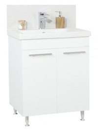 Set Baza front MDF si Lavoar seria 754, 65 cm, alb - 1