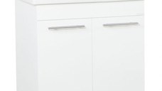 Set Baza front MDF si Lavoar seria 754, 70 cm, alb