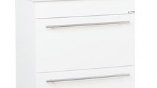 Set  Baza front MDF si Lavoar seria 754, cu sertare, 60 cm, alb