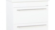 Set Baza front MDF si Lavoar seria 754, cu sertare, 70 cm, alb