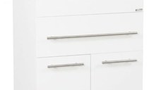 Set Baza front MDF si Lavoar seria 765, 60 cm, alb