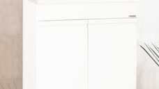 Set Baza front MDF si Lavoar seria 786, 60 cm, alb
