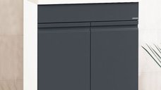 Set Baza front MDF si Lavoar seria 786, 60 cm, antracit