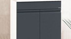 Set Baza front MDF si Lavoar seria 786, 60 cm, antracit