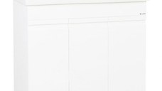 Set Baza front MDF si Lavoar seria 786, 80 cm, alb