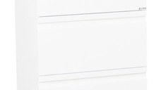 Set Baza front MDF si Lavoar seria 786, cu sertare, 60 cm, alb