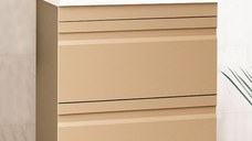 Set Baza front MDF si Lavoar seria 786, cu sertare, montat, 60 cm, cappuccino