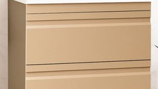 Set Baza front MDF si Lavoar seria 786, cu sertare, montat, 80 cm, cappuccino