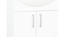 Set Baza si Lavoar seria 001, eco, 55 cm, alb