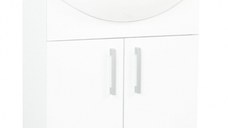 Set Baza si Lavoar seria 001, eco, 55 cm, alb