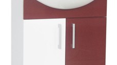 Set Baza si Lavoar seria 001, eco, 55 cm, bordo