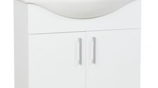 Set Baza si Lavoar seria 001, eco, 70 cm, alb