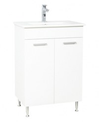 Set Baza si Lavoar seria 067, 50 cm, alb - 1