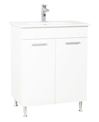 Set Baza si Lavoar seria 067, 60 cm, alb - 1