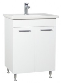 Set Baza si Lavoar seria 067, 60 cm, alb - 1