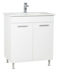 Set Baza si Lavoar seria 067, 70 cm, alb - 1