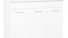 Set Baza si Lavoar seria 067, 80 cm, alb