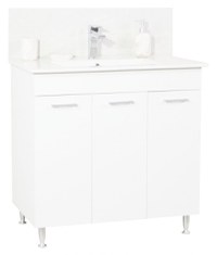 Set Baza si Lavoar seria 067, 80 cm, alb - 1