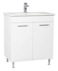 Set Baza si Lavoar seria 067, montat, 70 cm, alb - 1