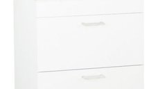 Set Baza si Lavoar seria 067, suspendata cu sertare, 50 cm, alb
