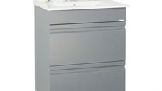 Set Baza si Lavoar seria 086, 60 cm, sertare, antracit