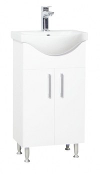 Set Baza si Lavoar seria 101, 45 cm, alb - 1