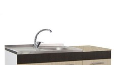 Set bucatarie SARONA 120 cm, 2 corpuri, blat PAL, fag + wenge