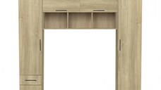 Set dormitor tineret YASMIN M1, 3 corpuri, stejar belfast, 238x50x200 cm
