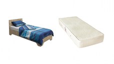 Set Pat Alma 90x200 cm cu picioare + Saltea superortopedica 90x200 cm