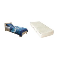 Set Pat Alma 90x200 cm cu picioare + Saltea superortopedica 90x200 cm - 1