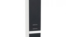 Soldat 40 YANA, 2 usi, corp alb, fronturi gri + alb, 40x60x200 cm