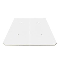 Suport saltea de pat cu orificii aerisire, PAL, alb, 140x190 cm - 1