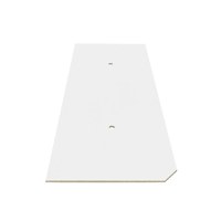 Suport saltea de pat cu orificii aerisire, PAL, alb, 60x200 cm - 1