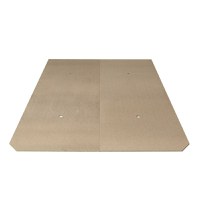 Suport saltea de pat cu orificii aerisire, PAL, brut, 140x200 cm - 1