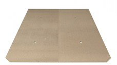 Suport saltea de pat cu orificii aerisire, PAL, brut, 140x200 cm