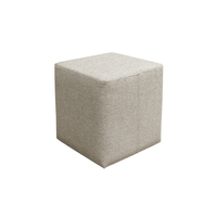 Taburet ROKA, crem, 35x35x38 cm - 1