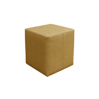 Taburet ROKA, galben, 35x35x38 cm - 1