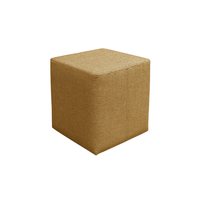 Taburet ROKA, mustar, 35x35x38 cm - 1