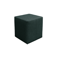 Taburet ROKA, verde inchis, 35x35x38 cm - 1