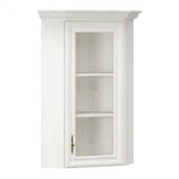 Vitrina de colt IRYS, 1 usa, geam, pin anderson, 55,8x55,8x108,9 cm - 1