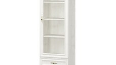 Vitrina IRYS, 1 usa, 2 sertare, geam, pin anderson, 70,3x43x197,6 cm