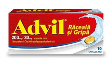Advil raceala si gripa 10 capsule moi