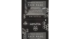 Apivita Express Masca de Fata Purifianta cu Extract de Propolis 2 x 8 ml