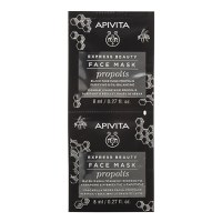 Apivita Express Masca de Fata Purifianta cu Extract de Propolis 2 x 8 ml - 1