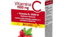 Beres Vitamina C  1500mg + Vitamina D3 3000 UI, 30 comprimate