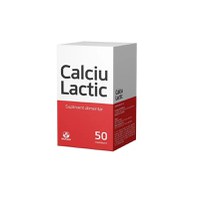 Biofarm Calciu Lactic 50 comprimate - 1