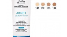 Bionike Aknet Comfort Cover Fond de ten pentru acnee SPF 30 101 IVOIRE 30 ml