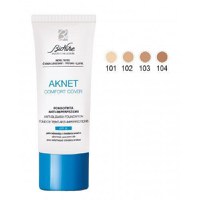 Bionike Aknet Comfort Cover Fond de ten pentru acnee SPF 30 101 IVOIRE 30 ml - 1