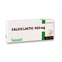 Calciu Lactic 500mg 20 cp Bioeel - 1